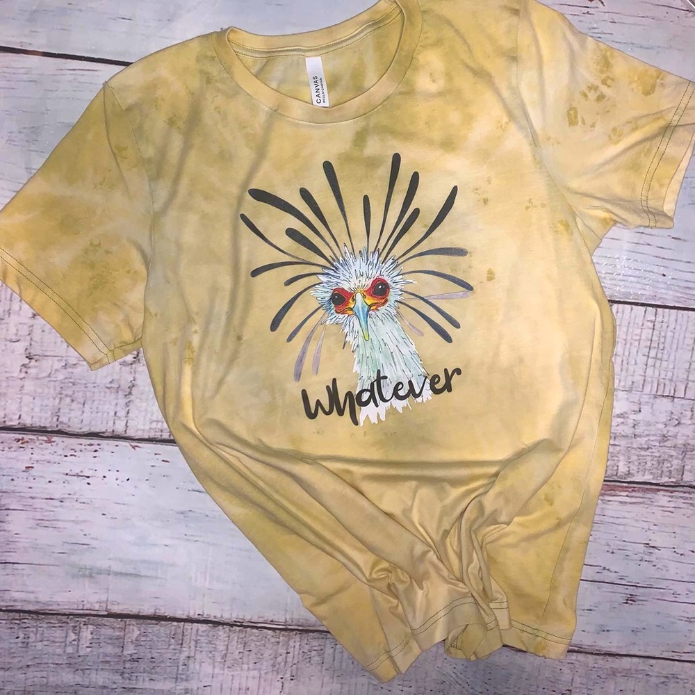 Whatever Bleached Tee